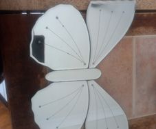 Butterfly shaped mirror