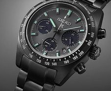 Seiko Prospex Speedtimer SSC917 Dark Series 39mm Solar Chronograph