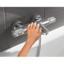 GROHE Precision Feel - Wall Mounted Exposed Thermostatic CoolTouch Bath/Shower Mixer Image 6