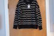 Primark  Black/White Jumper. S. S- M- 14 .    B.N.W.T.