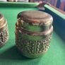 Brass retro smoking set by Erhard & Sohne Germany Image 4