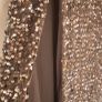 Silver Sequin Off shoulder Maxi Dress Image 3