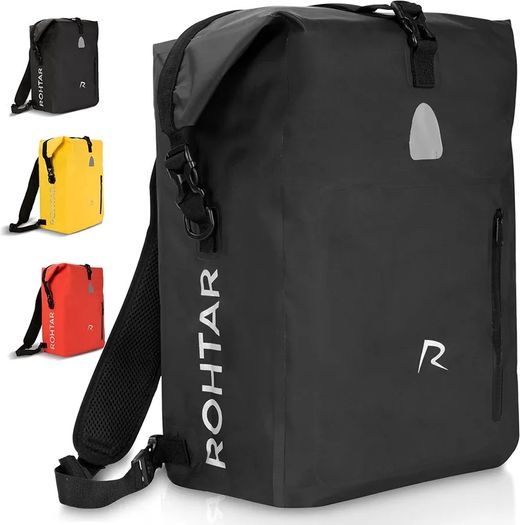 25L Black Pannier Bag