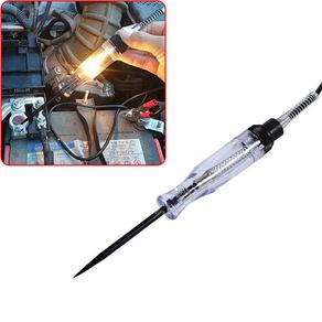 6V 12V 24V DC Car Truck Voltage Circuit Tester Car Test VoltMet Long Probe Pen Light Bulb Automobile Maintenance Tools