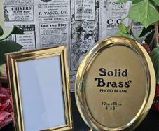 Solid Brass Photo Frames