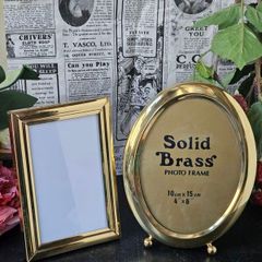 Solid Brass Photo Frames