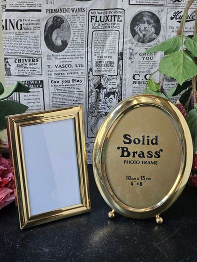 Solid Brass Photo Frames