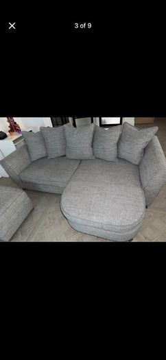 Beautiful grey sofa