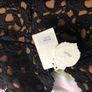 Black lace midi dress Image 4