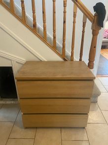 IKEA MALM 3-Drawer Chest of Drawers