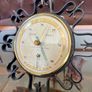 Vintage Mid Century Swiss Aneroid Barometer and Thermometer 1960s Image 9