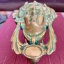 Early 20th Century Brass Athena Door Knocker Image 6