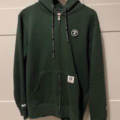Aape (by Bathing Ape) Green Zip Hoodie (size: L)