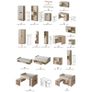Kids Mid-Sleeper Bedroom Set - Bed, Desk, Wardrobe & Storage Image 6
