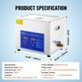 NEW SALE | 10L Ultrasonic Cleaner Machine Stainless Steel Ultrasonic Cleaning Machine Digital Heater Timer Jewelry Cleaning for Commercial Personal Home Use(10L) Image 7
