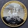 IRELAND 2006 EIRE .999 Silver Europa Gold Gilded Medal Image 2