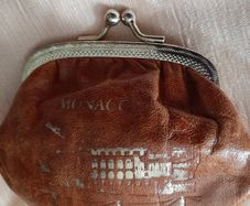 New genuine leather small purse