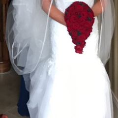 Stunning wedding dress for sale size 12/14