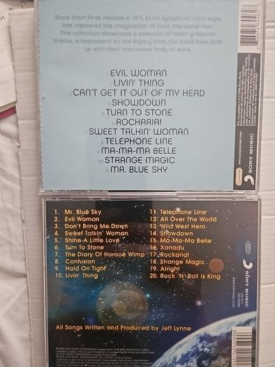ELO CDs. 2 albums Collection: The Collection / All Over The World. The Very Best Of.