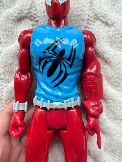 Spiderman approx 12" Blue Shirt Rendition Home Coming Original Hasbro 2018 Used Please look at the pictures