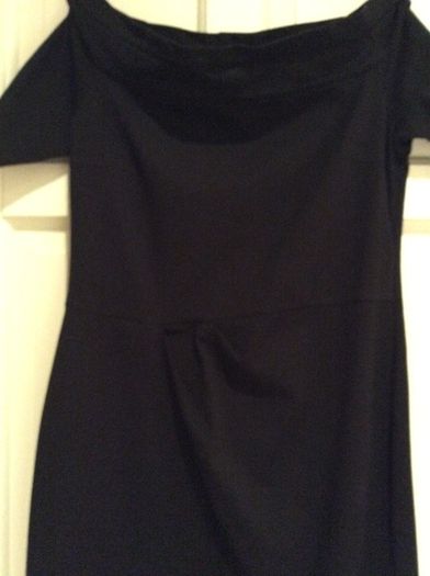 Stunning Italian Designer Byblos Dress black bateau neckline 14