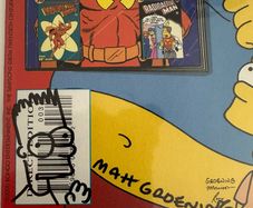 Matt Groening SIGNED Simpsons 'Best Issue of Radioactive Man Ever' Comic