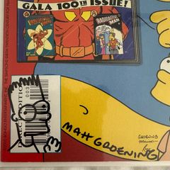 Matt Groening SIGNED Simpsons 'Best Issue of Radioactive Man Ever' Comic