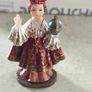 Infant of Prague devotional figurine featuring ornate red and gold robes and a matching crown. Image 2