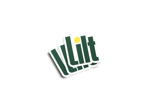 Lilt Retro Logo Glossy Stickers 2-Pack