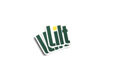 Lilt Retro Logo Glossy Stickers 2-Pack