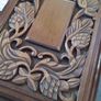 Vintage carved side table Image 2