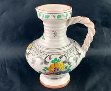 Vintage Art Pottery Hand Painted Pitcher/Vase