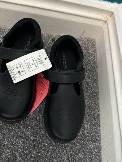 M&S Girls School Shoes