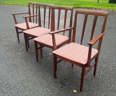 Mid-Century Teak Younger Dining Chairs, Set of 4 (c.1970)
