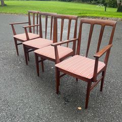 Mid-Century Teak Younger Dining Chairs, Set of 4 (c.1970)