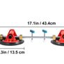 BRAND NEW Stone Seam Setter 2 Pcs 8" Leveling Joining Stone Ratcheting Seam Setter Tool Reliable Suction Cups Adjustable Knob Design Image 6