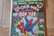 Marvel Team Up 9 comic first meeting and battle of Spiderman versus Kang
