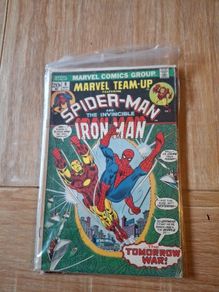 Marvel Team Up 9 comic first meeting and battle of Spiderman versus Kang