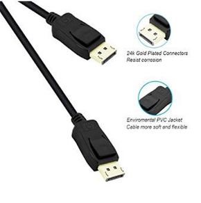 Cable Matters 4K DisplayPort to DisplayPort Cable 2m (DP to DP Cable) with 4K (3840 x 2160@60Hz), 2K (2560 x 1440@144Hz) support - 2 Metres