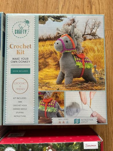 Crochet Kits x3 and Needle Flelting Kit