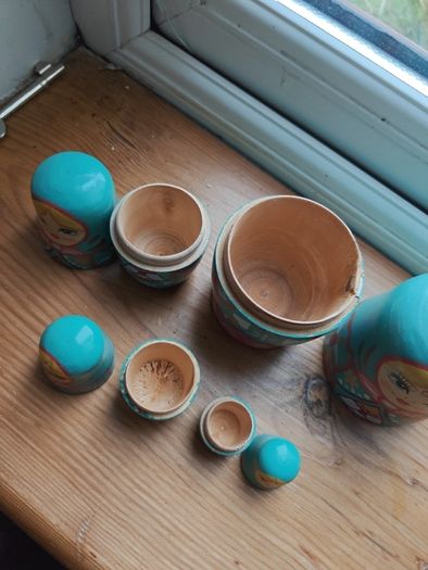 wooden stackable Dolls