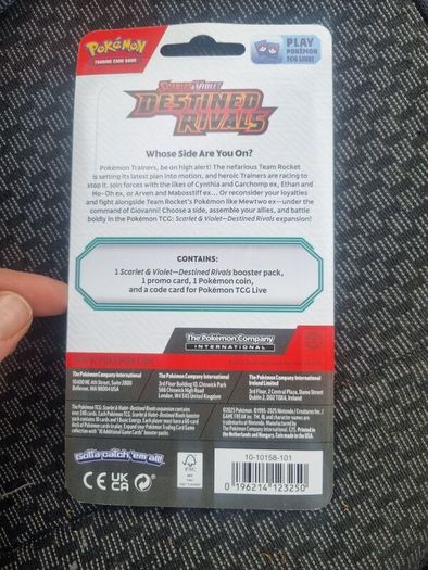 Destined Rivals Zarude Promo Blister Pack