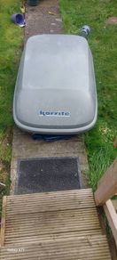 roof box and rails