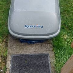 roof box and rails