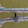 Diecast Aircraft Model, Aer Lingus - Vickers Viscount V-808 airplane, by HERPA, NEW Image 4