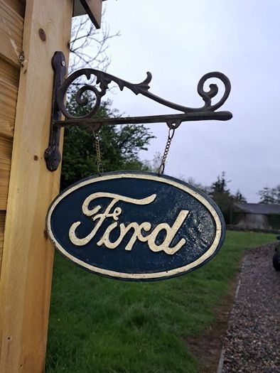 ford hanging  cast iron sign