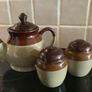 Stone Wear Tea Pot & Salt & Pepper Set Image 2
