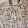 Salmon floral long sleeve blouse size UK12 EU40 Perfect condition Postage included Image 8