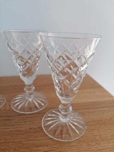 Waterford Crystal Sherry Glasses x4
