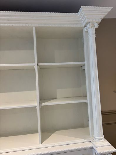 Solid Wood Antique Dresser/ Cabinet/ Bookshelves in Farrow and Ball